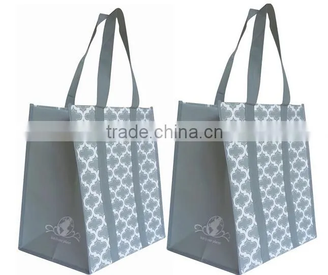 Folding reusabl large capacity non-woven shopping bag