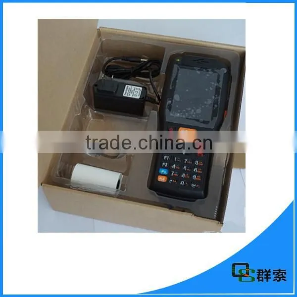 China wifi/3g/gps/nfc mini printer android pda handheld bluetooth symbol n410 barcode scanner