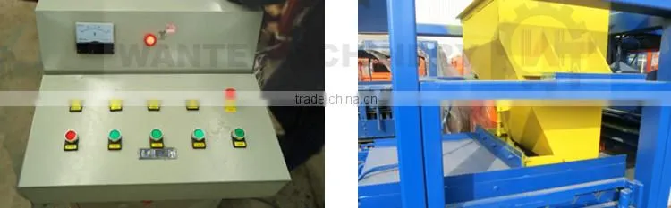 WANTE MACHINERY hydraulic mud hollow block making machine QT4-18