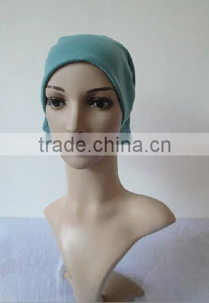 C001 plain tube underscarf,cotton underscarf and hats