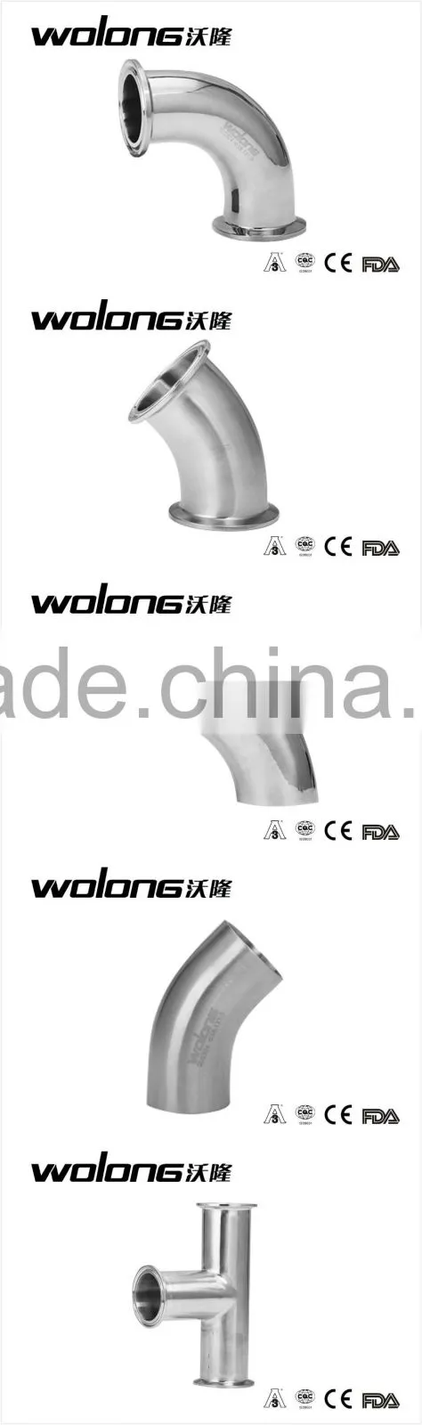 high quality stainless steel elbow butt welded fitting
