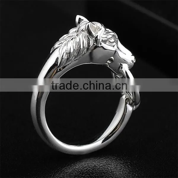 2014 New Products Horse Shape 925 Sterling Silver Gift Ring