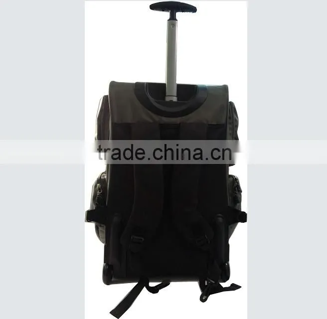 hot stylish magical foldable rolling duffel bag with trolley for business man