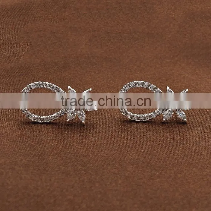 Wholesale Alibaba Silver Cubic Zirconia Jewelry Set