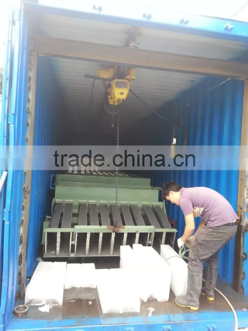 Industrial maker Container block ice machine for Fishery/food preservation