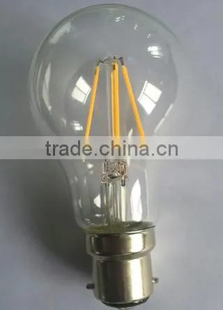 Dimmable filament led bulb,2W 4W 6W led filament lamp, dimmable led bulb filament