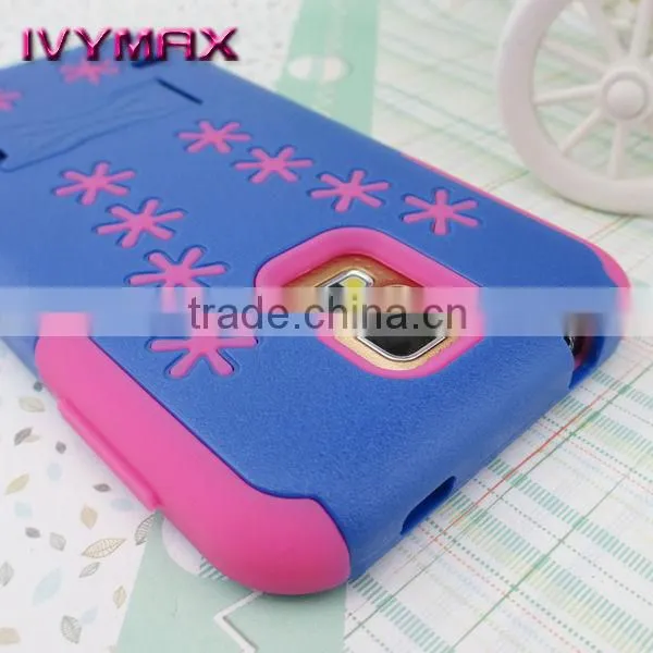 Innovative mobilephone case for Samsung Galaxy S5,Snowflake combo case