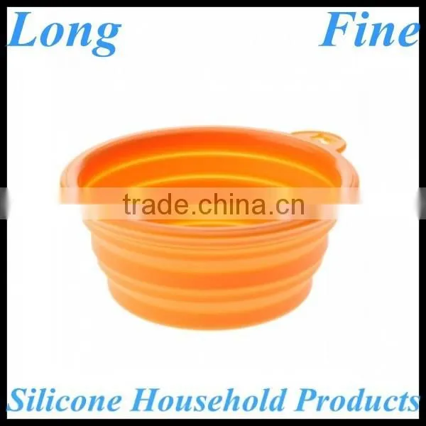 Durable Colorful Fancy Silicone Collapsible Bowl