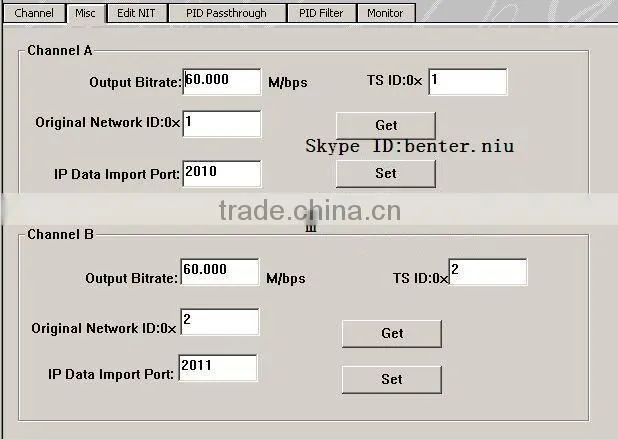 TS Multipexer 2 output MPTS (8 ASI IN,2-separate ASI OUT)