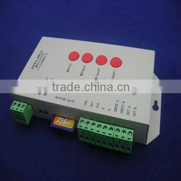 T-1000S SD card 2048 pixels led pixel controller / rgb led controller