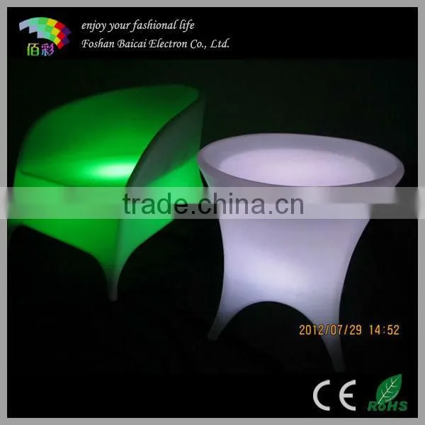 LED Tub Chair BCR-812C with Light Color Change & Remote Control