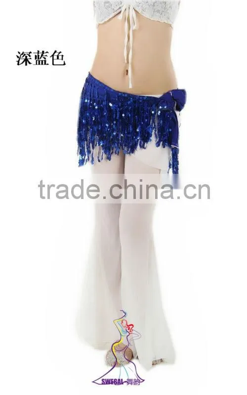SWEGAL J13055 bright sequin belly dance hip scarf