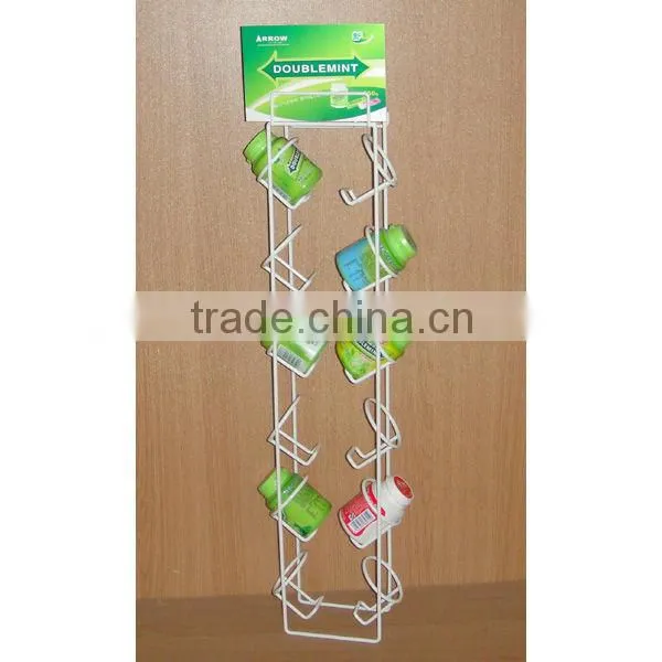 space saving wire hanging chewing gum display fixture from china manufacturer