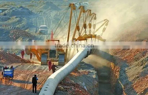 pipe lowering in cradle