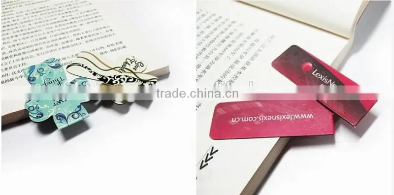 Hot selling folding standard size fancy anime magnet bookmark