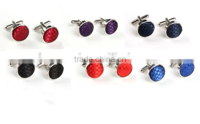Personalized zinc alloy cufflinks grace diamond cuff link button
