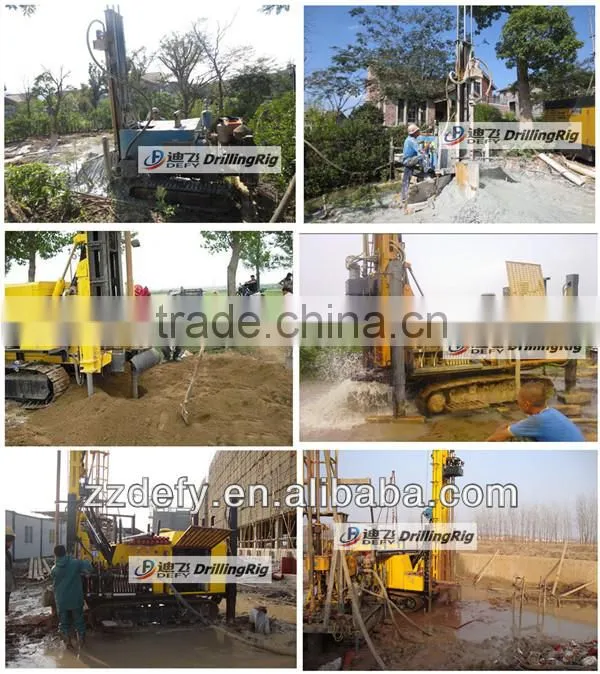 full hydraulic trailer mounted mining blasting drilling rig for sale