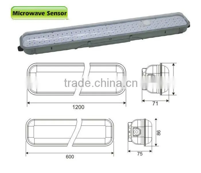 IP65 20W LED Tri-Proof Lighting with SMD3528
