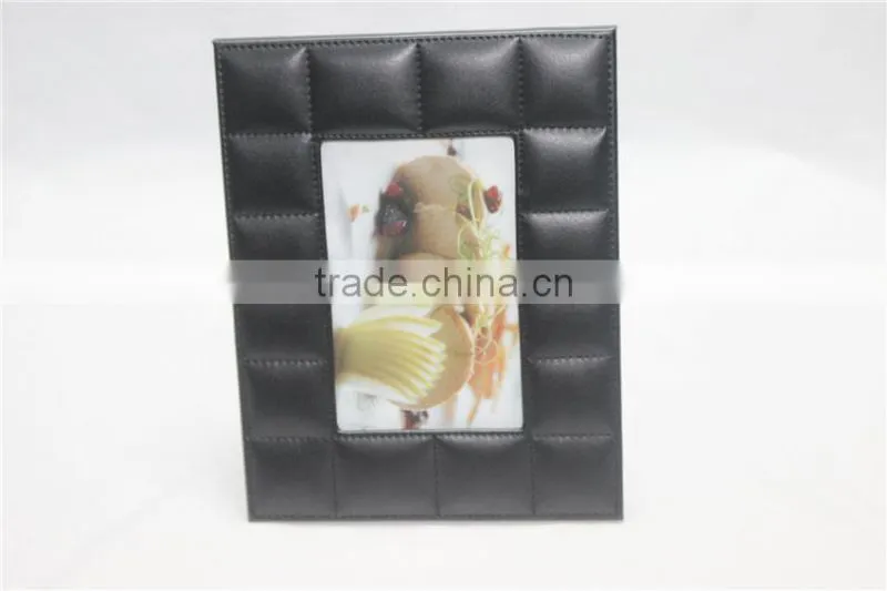 Home decoration exquisite and high quality waterproof leather photo frame family tree