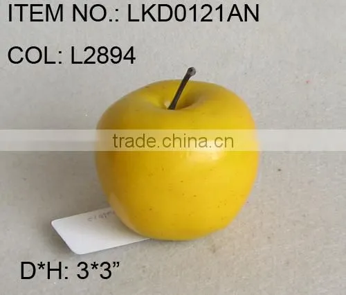 Realistic artificial foam apples in assorted colours for fall autumn fallorhalloween seasonal display decorations