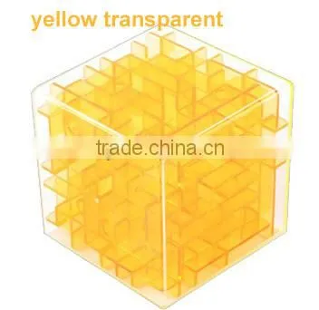 solid color 3d puzzle cube maze puzzle game