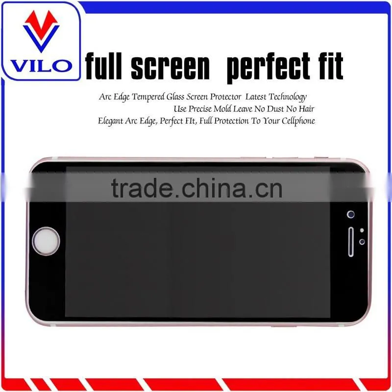 Silk Printing Anti-Spy Temepred Glass Screen Protector For iPhone 6/ 6S