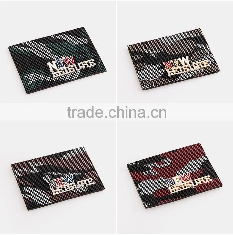 New fashion design leather patch custom for jeans