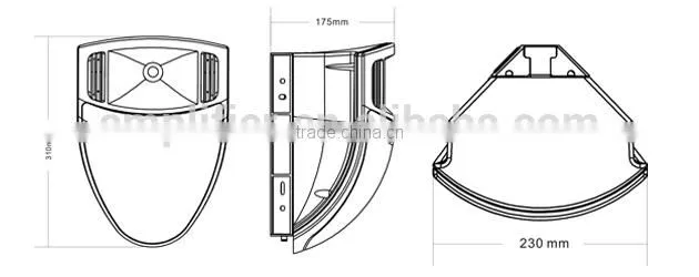 Pa system sale 30w 5" Wall Mount bracket Speaker