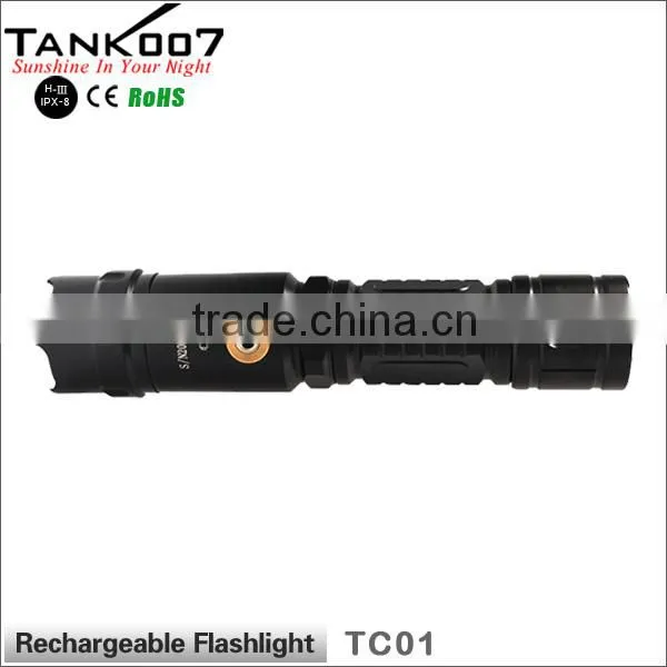 led flashlight work light police torch 12v hunting lights
