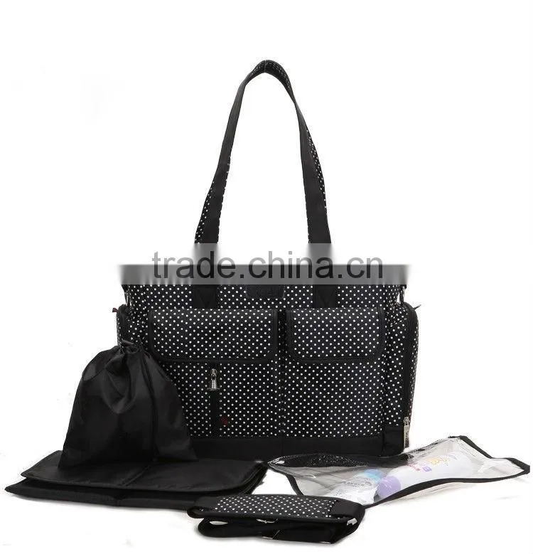 Hot sale diaper bag baby nappy changing bag
