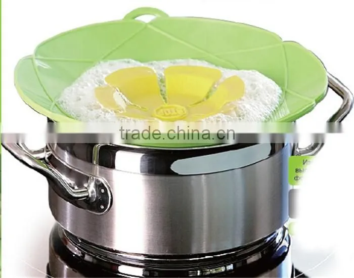 Silicone spill stopper Silicone Lid Stops Pots and Pans Spill Stopper 11.5" Silicone Pot Lid silicone spill stopper