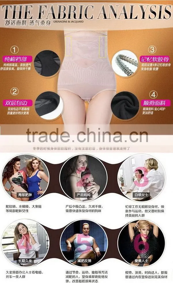 Black Seamless High Waist Brief Shapewear Tummy Control Body Shaper Brief
