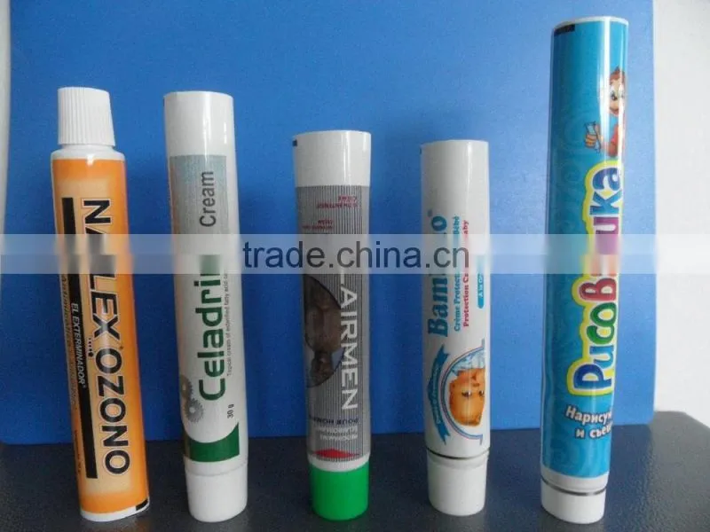 ultrasonic tubes sealing machine / plastic cylinder-shaped hose sealer with print