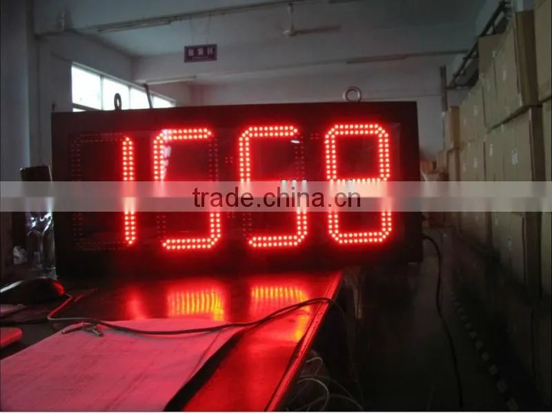 10'' Led Time And Temperature Sign Board