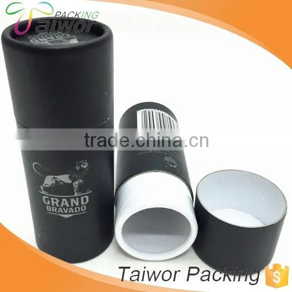 Round Paper Box for Tea Packaging Tea Box with Transparent Lid