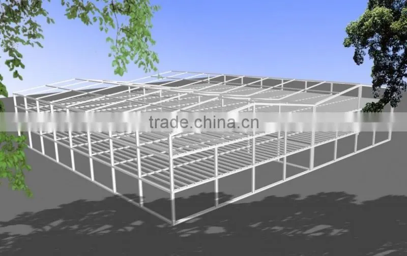 Steel structure warehouse design and supply with workers overseas