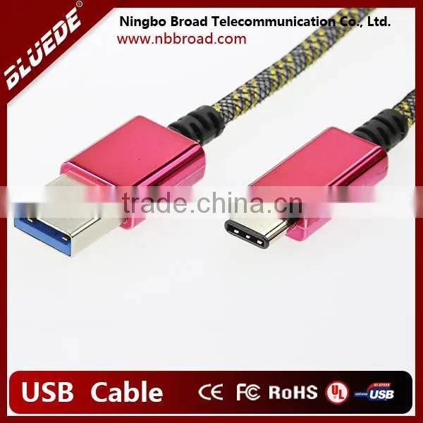Fast Data Sync Charge Cable 1M factory price usb 3.1 type c cable
