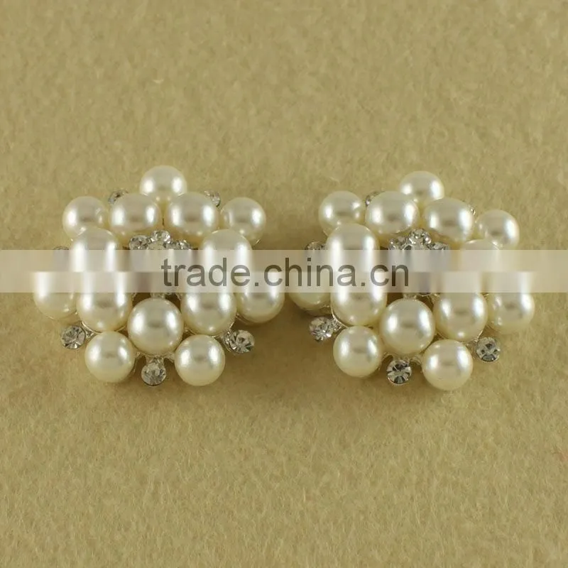 Faux Pearl Rhinestone Embellishment