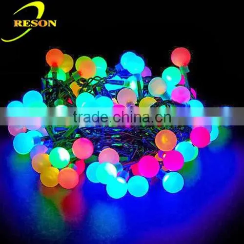 cotton ball string lights/led string lights/led holiday lights led ball string light