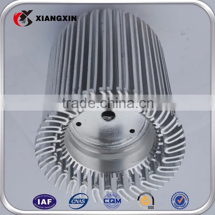 aluminum tube circular extrusion dia 200mm round heat sink