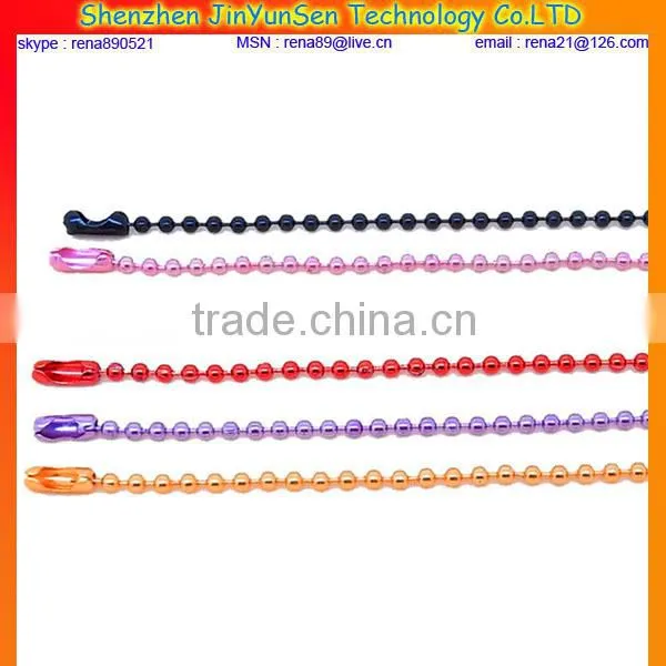 Colored Metal Ball Chain Necklace Manufacturer Wholesale