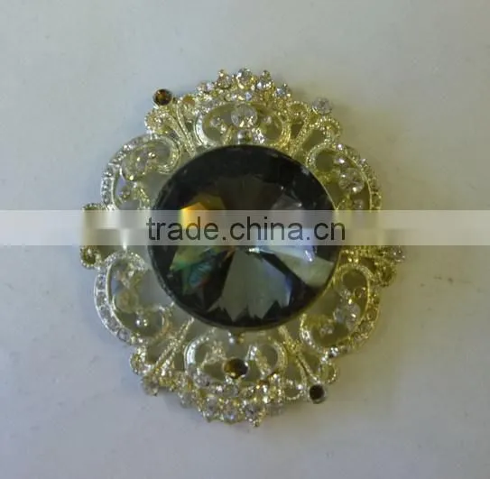 2014 New Design rhinestone applique Handmade Strass crystal Brooches for wedding dress