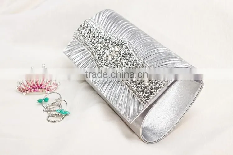 women's NICE beaded clutch bag