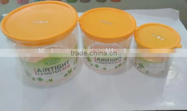 The short round three piece plastic sealed tank
