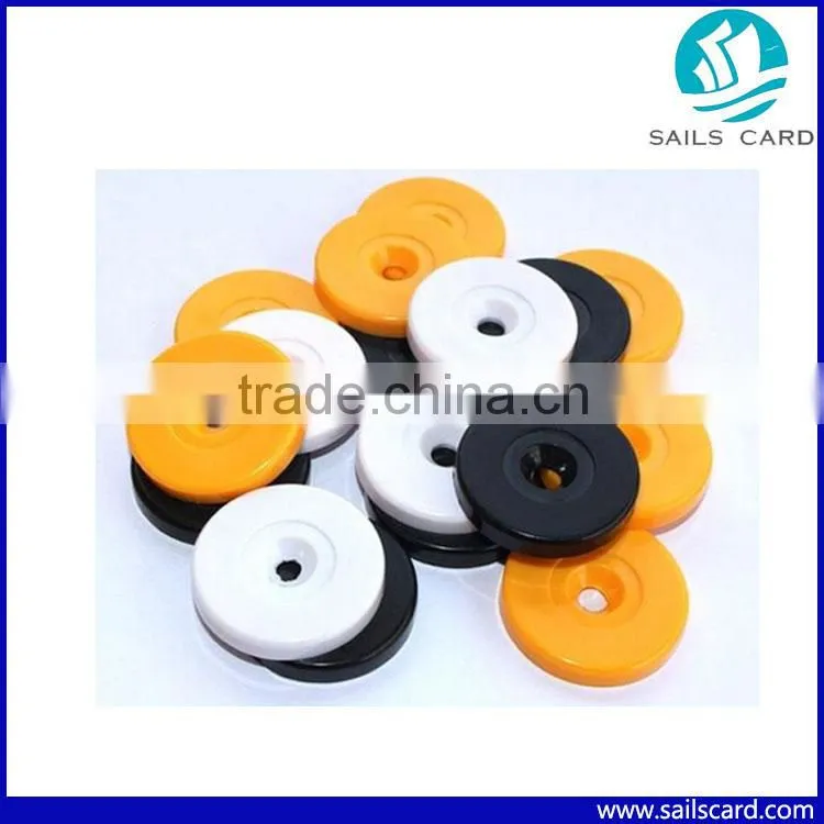 13.56MHz Dia 25mm RFID Patrol Tag For Access Control System