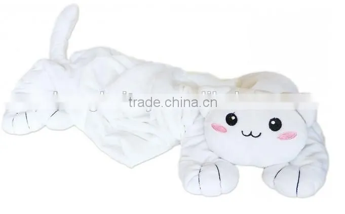 animal hot water bottle cover,cat hot water cover,Plush Cat Bottle Cover