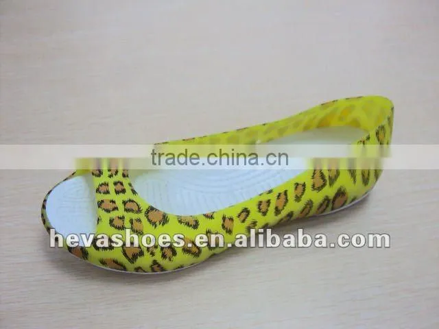 Leopard print open-toed EVA sandals(lady)