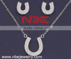 Special heart design silver 925 jewelry set
