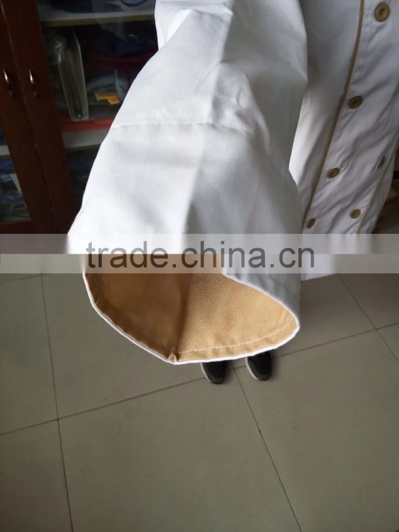 executive chef uniform with piping
