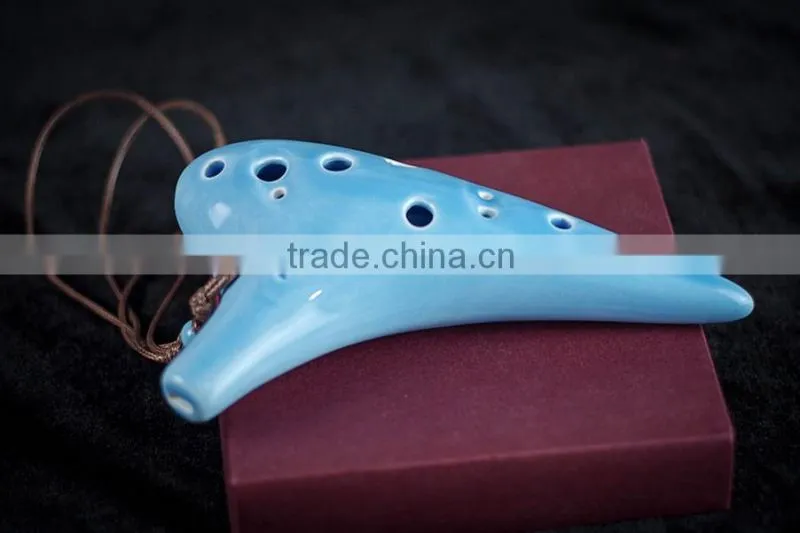 Chinese Ceramic Ocarina Flute